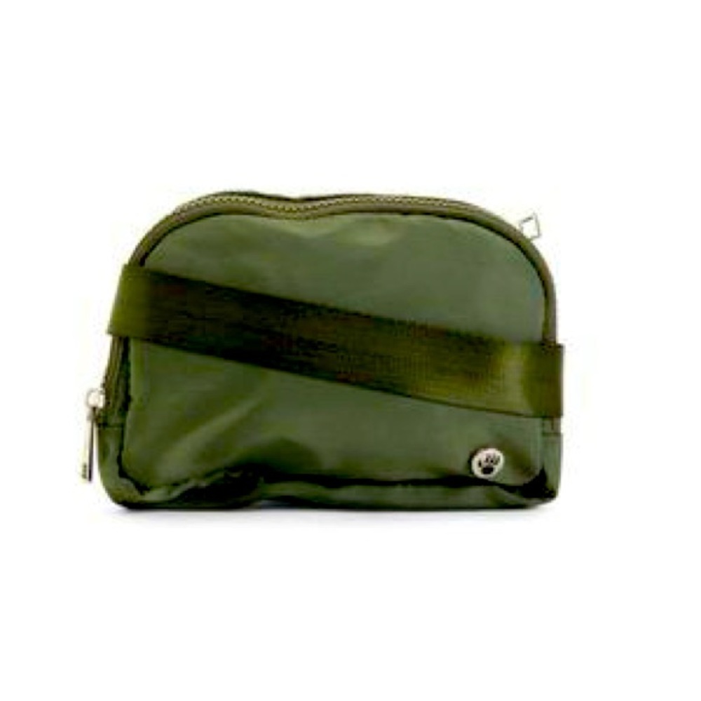 - Bear paw Olive green belt bag